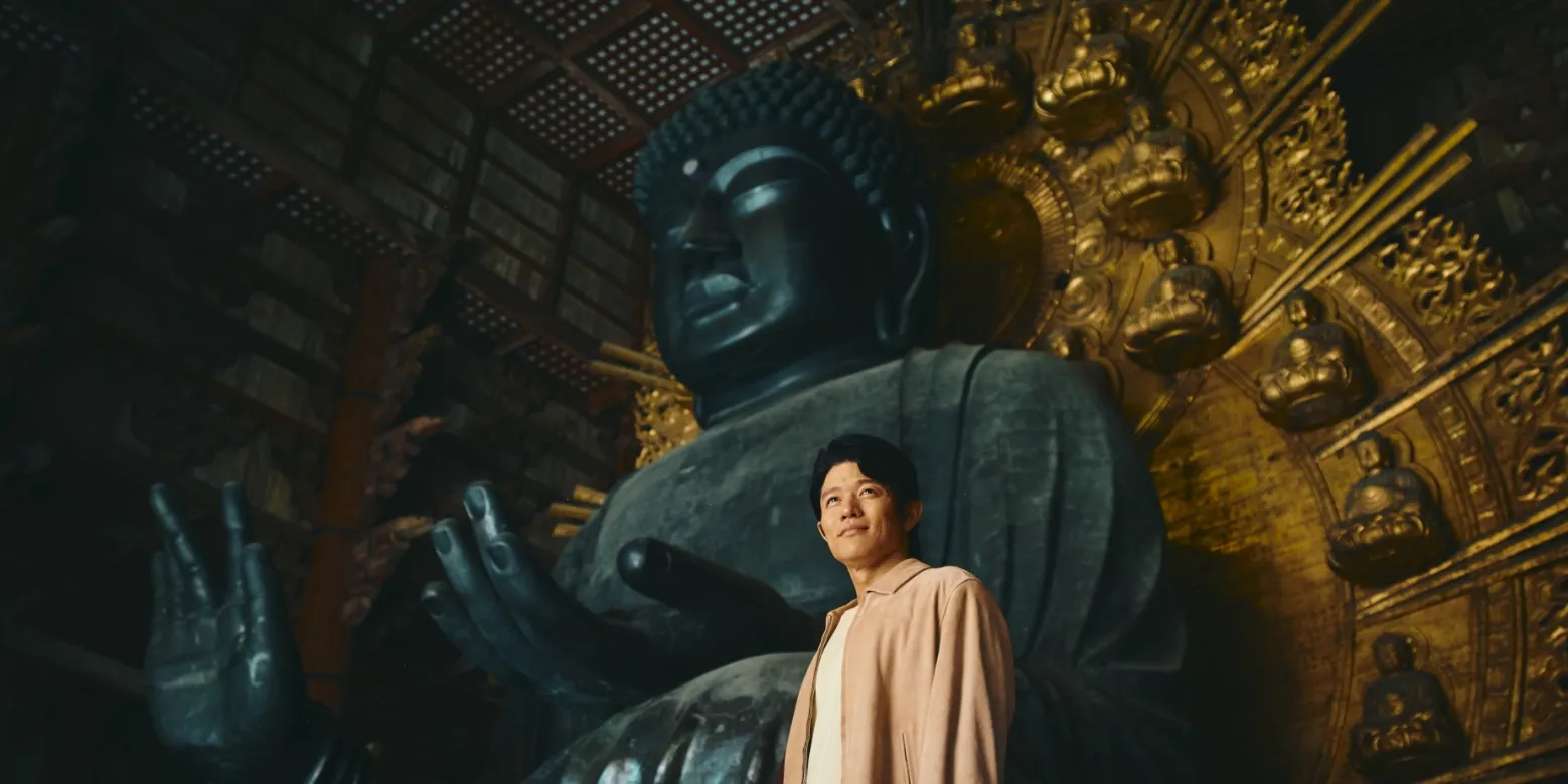 大仏様と鈴木亮平さん