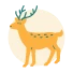 鹿のイラスト